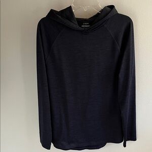 J. Crew Men's Navy Performance Crewneck Hoodie